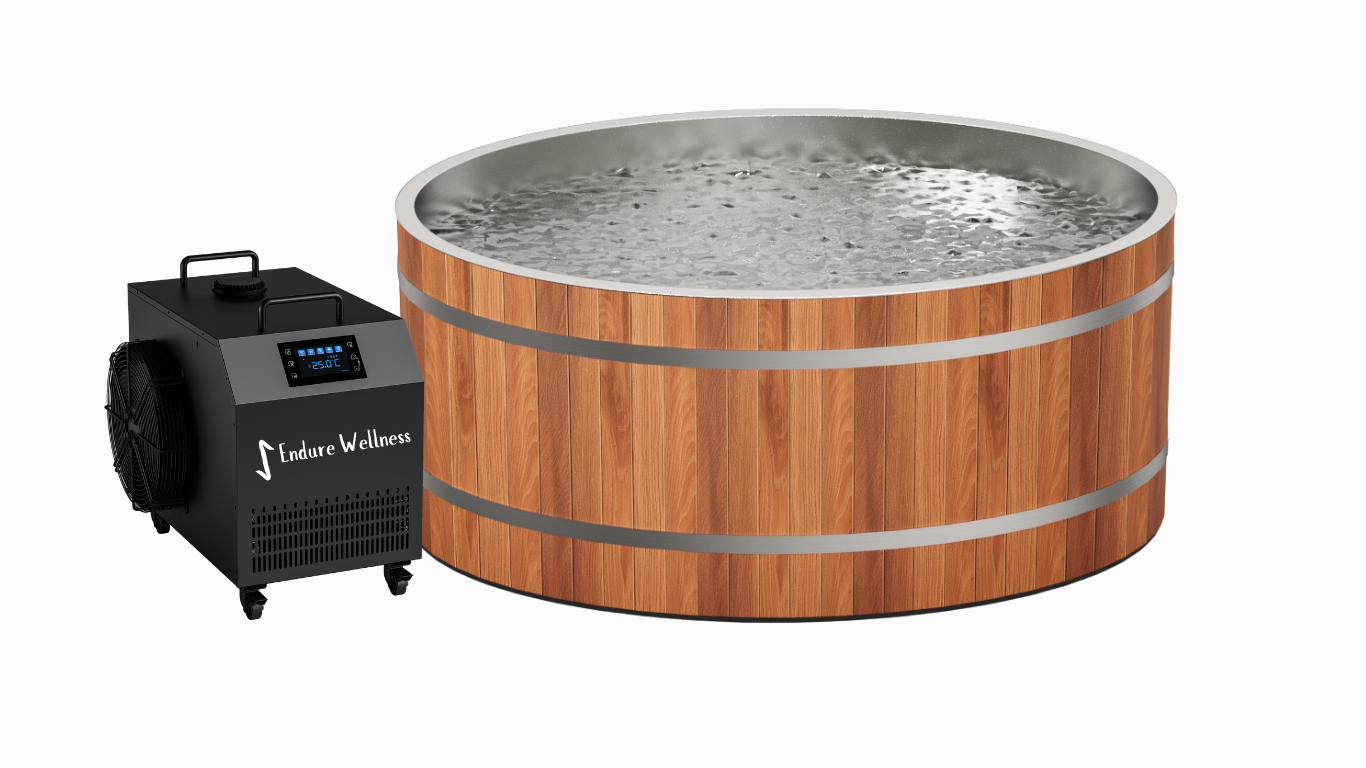 Endure Cedar Tub and XY Pro Chiller