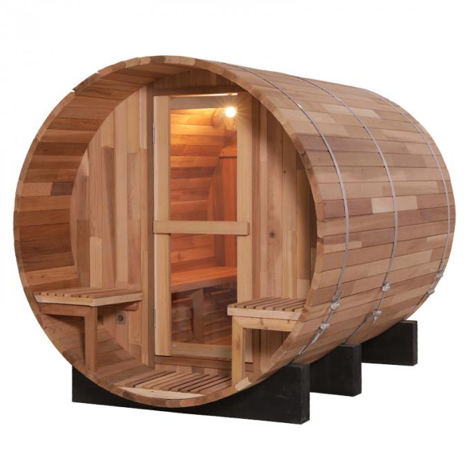 Endure Wellness 6 Person Traditional Western Red Cedar Sauna